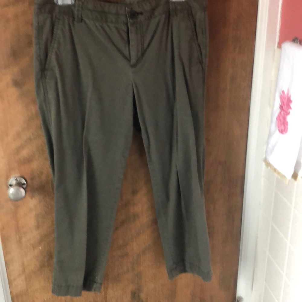 LOFT crop army green